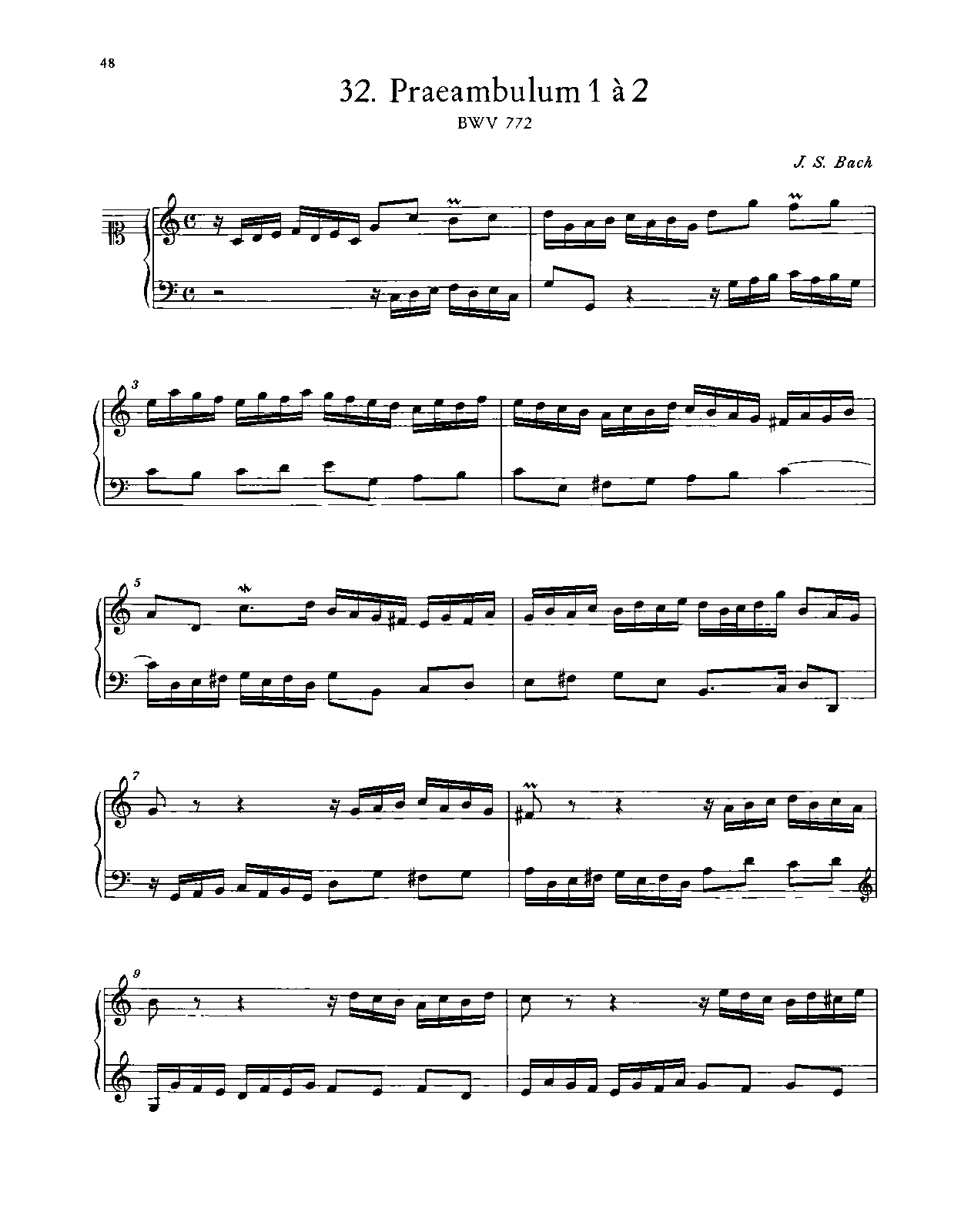 Inventions and Sinfonias, BWV 772-801