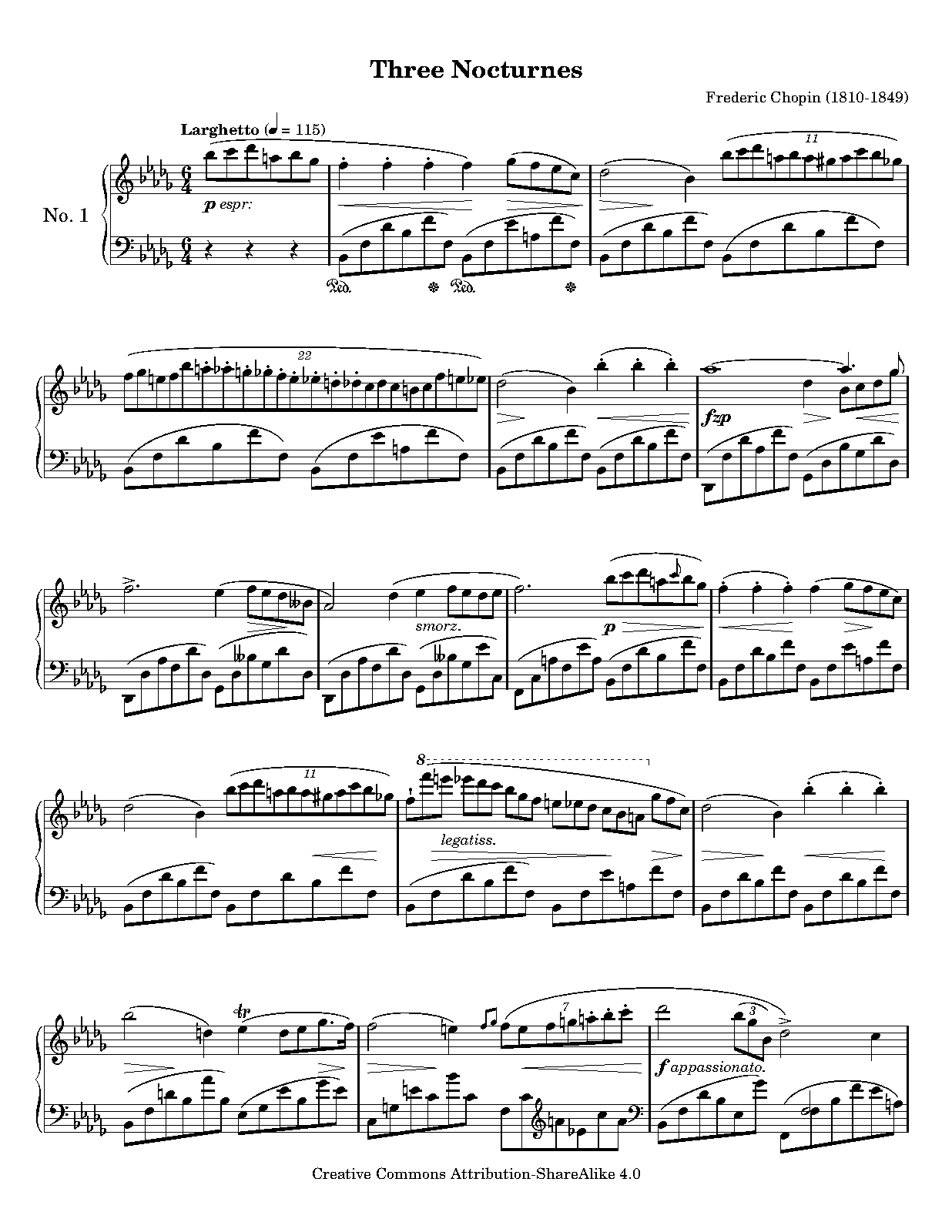 Nocturnes, Op.9