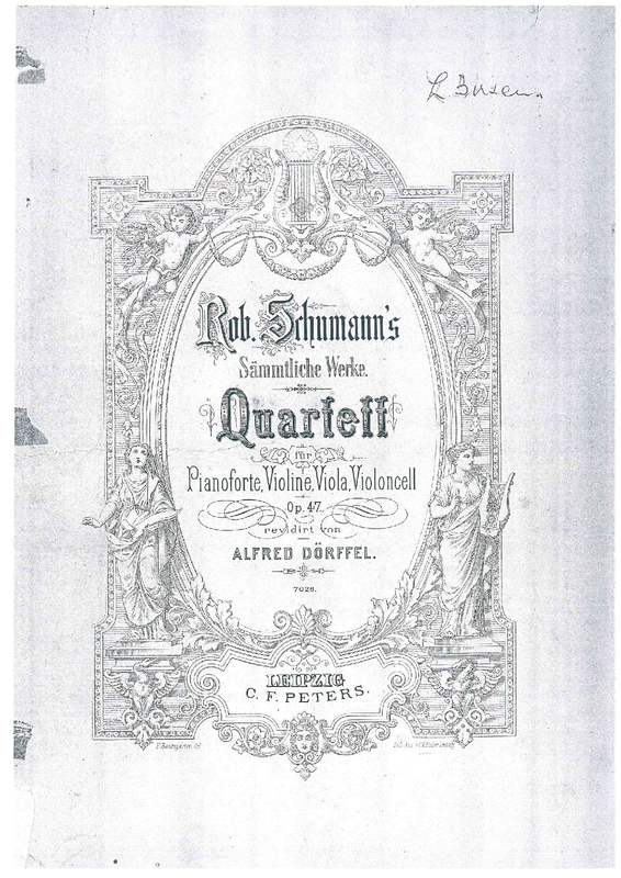 Piano Quartet, Op.47