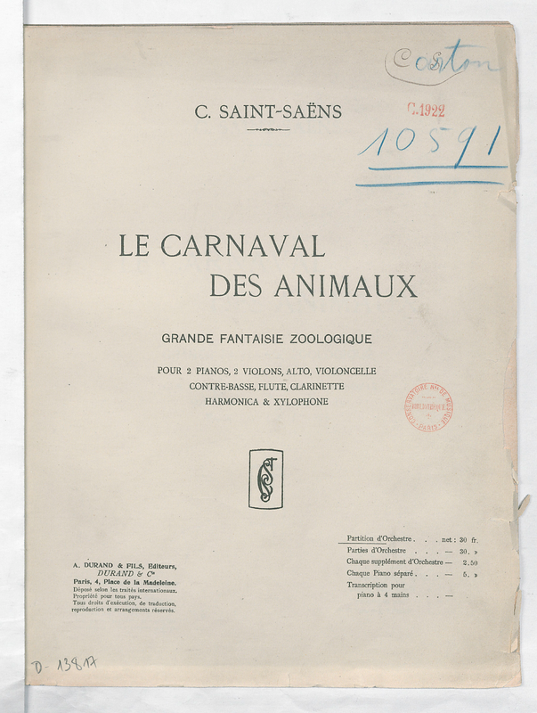 Le carnaval des animaux