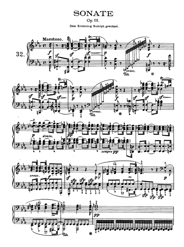 Piano Sonata No.32, Op.111