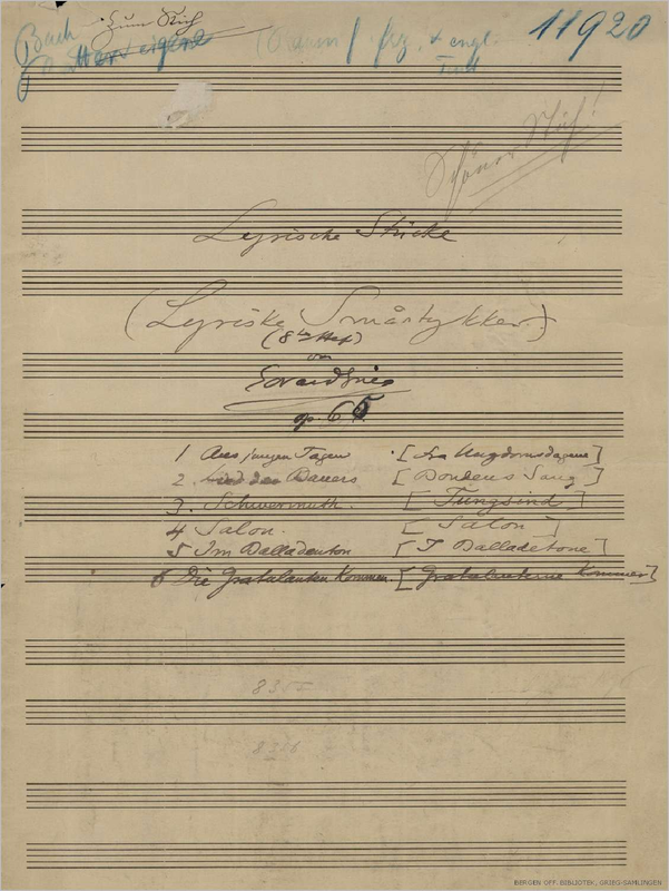 Lyric Pieces, Op.65