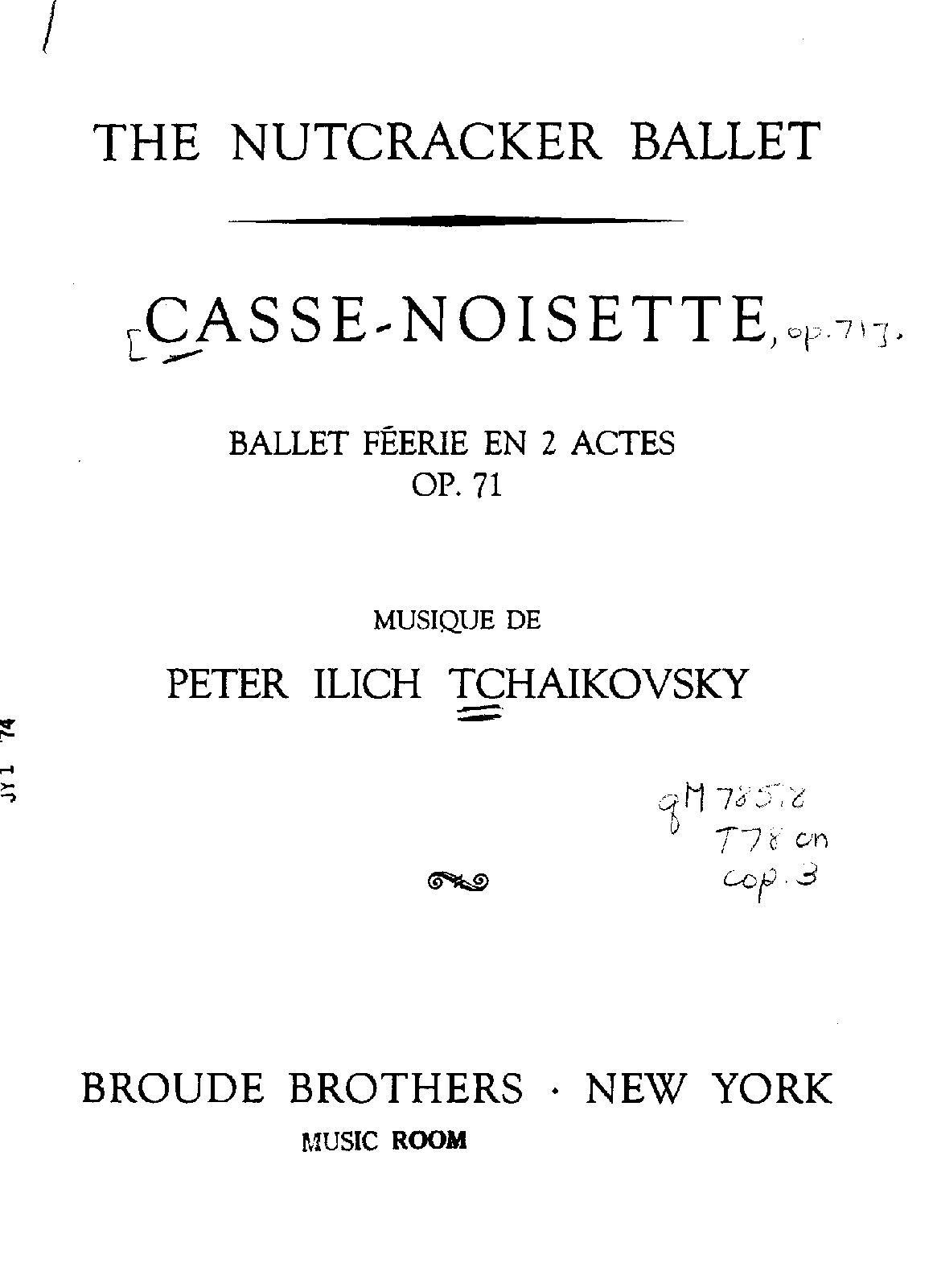 The Nutcracker (ballet), Op.71