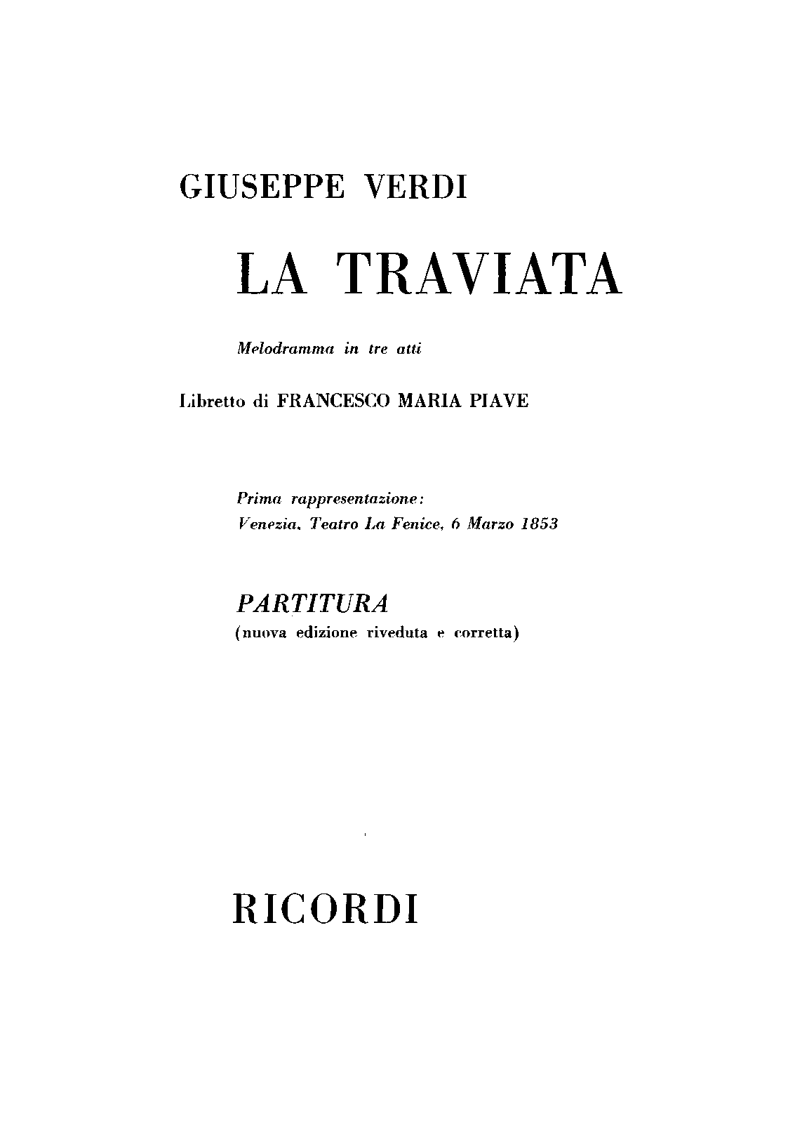 La traviata