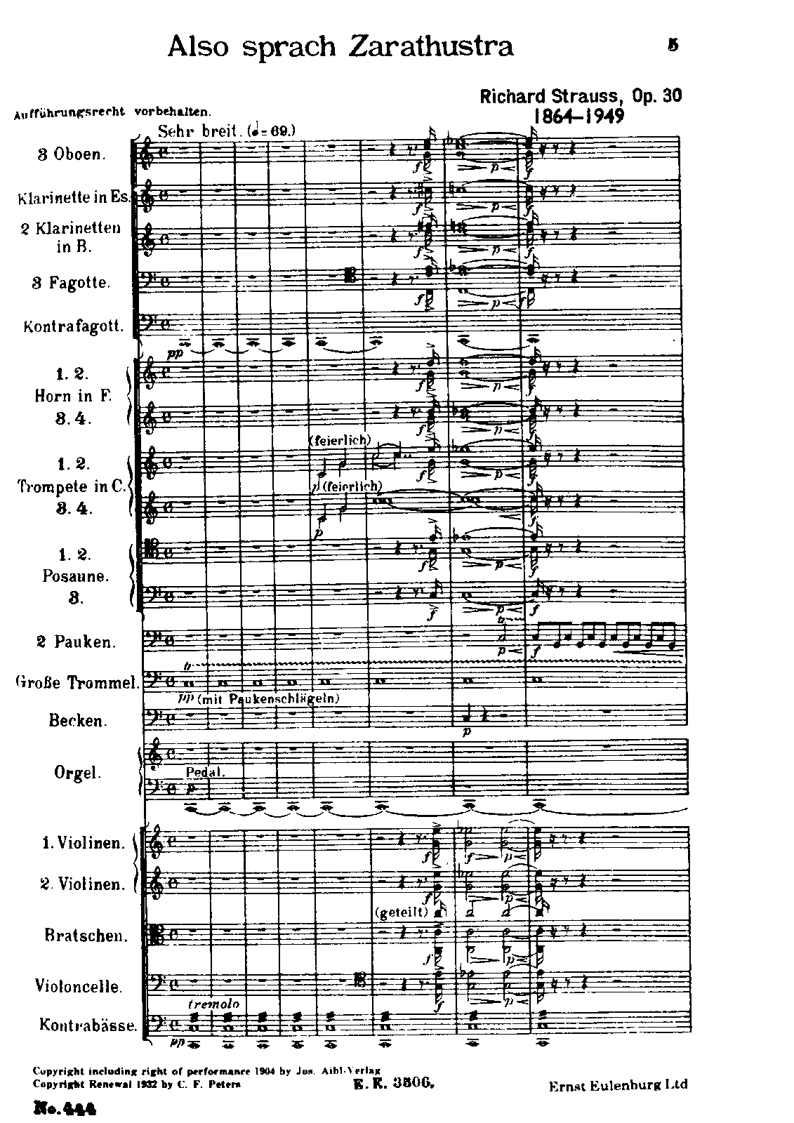 Also sprach Zarathustra, Op.30