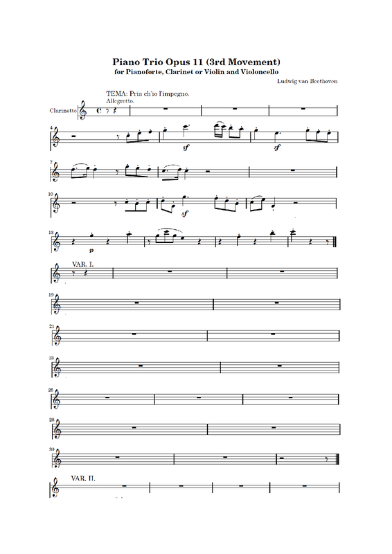 Trio in B-flat major, Op.11