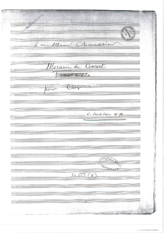 Morceau de concert, Op.94