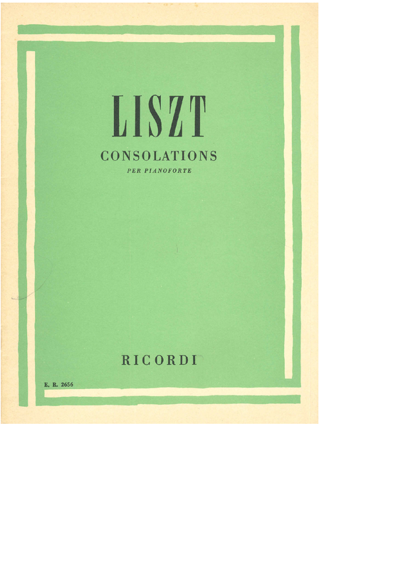 Consolations, S.172