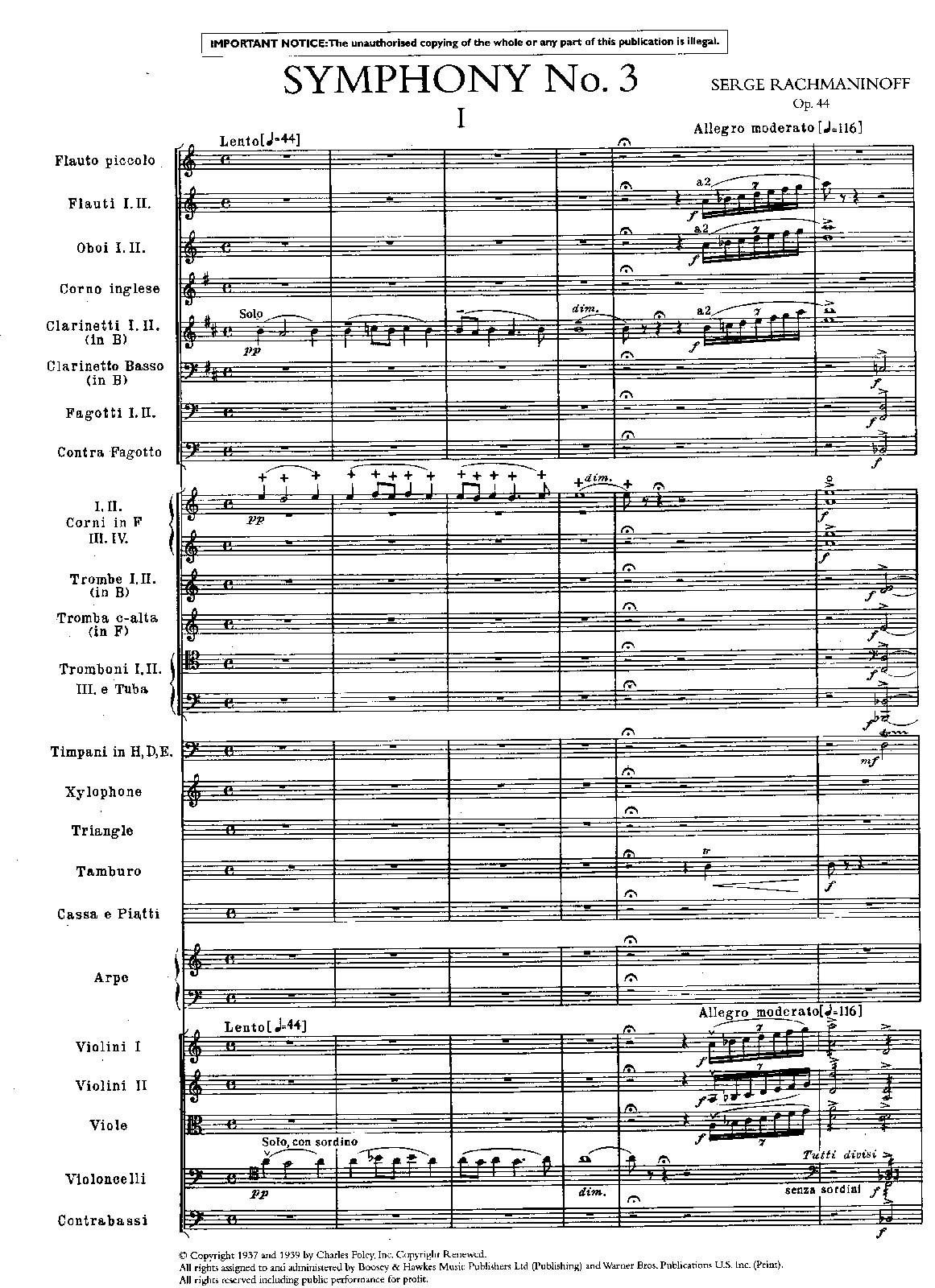Symphony No.3, Op.44