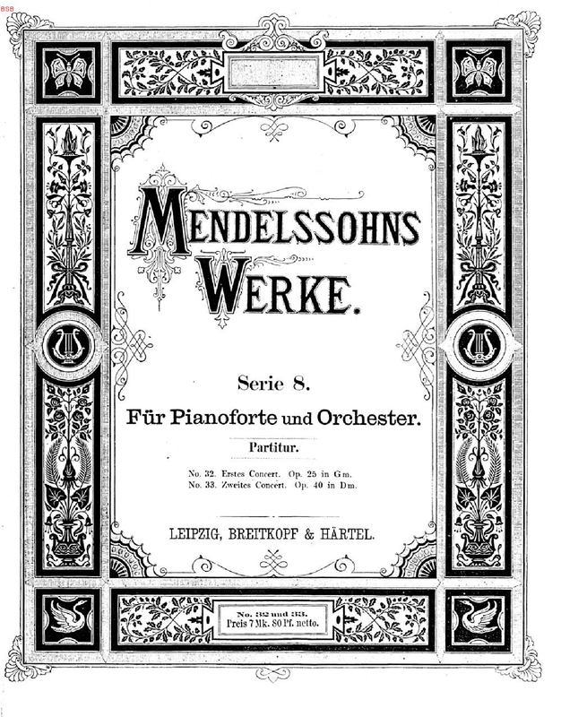 Piano Concerto No.1, Op.25