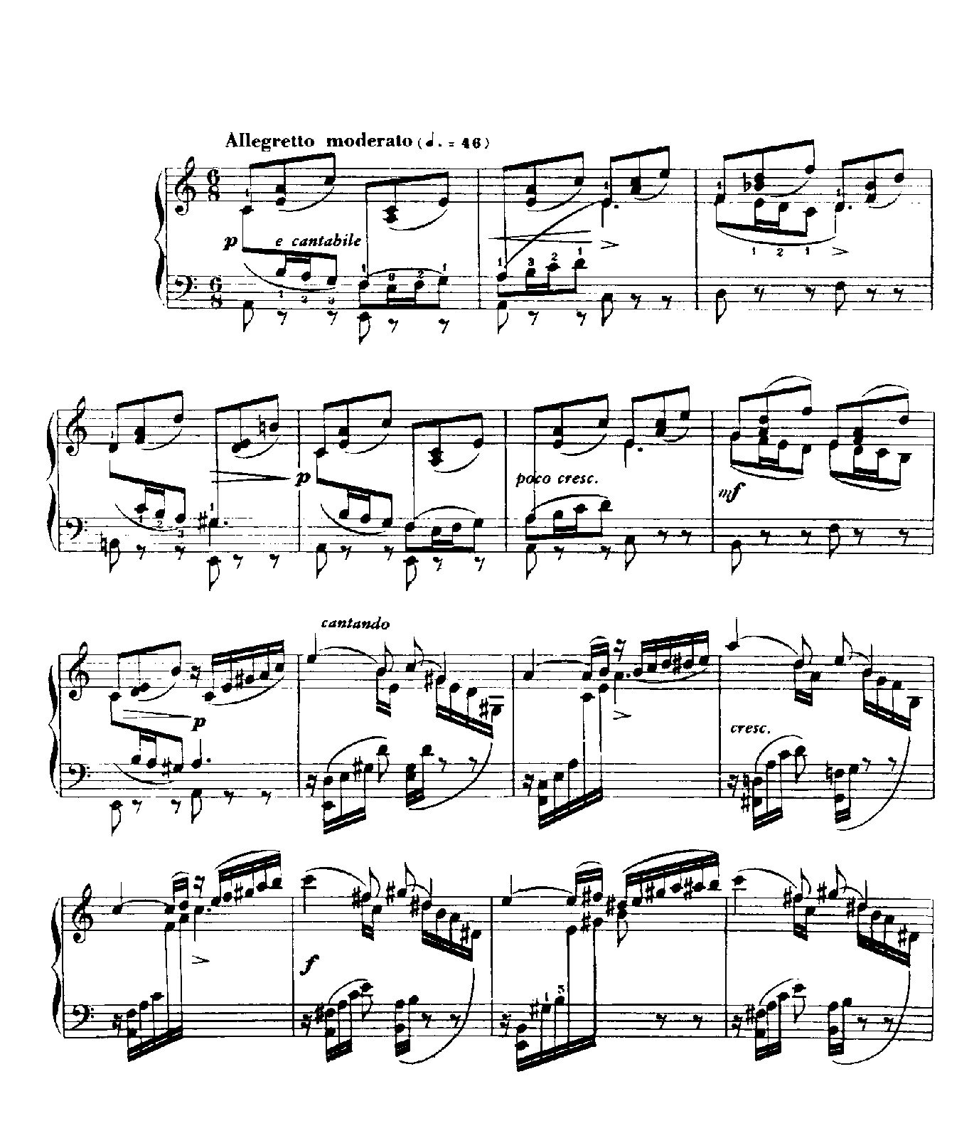 Barcarolle No.1, Op.26