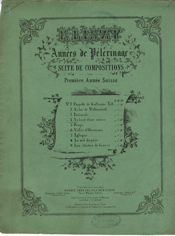 Années de pèlerinage I, S.160
