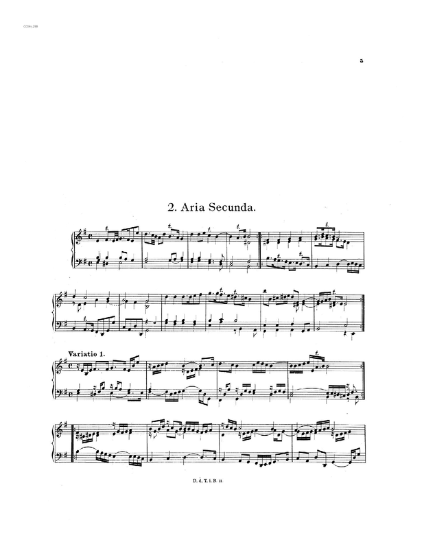 Aria and 5 Variations in E minor, P.194