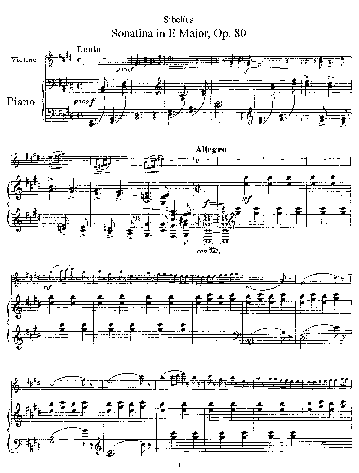 Violin Sonatina, Op.80