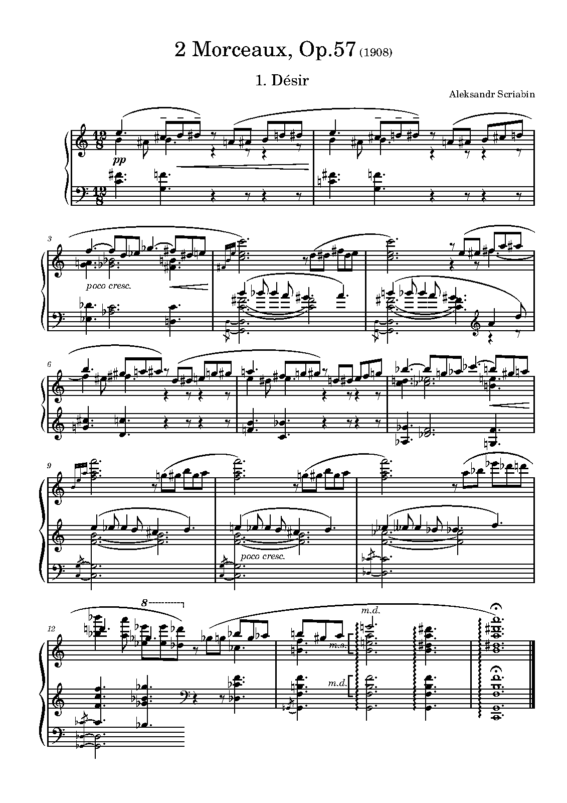 2 Pieces, Op.57