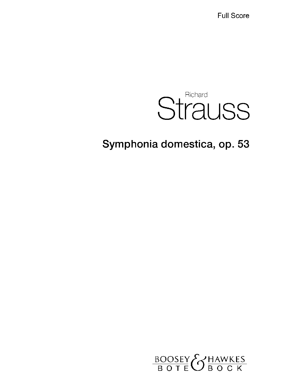 Sinfonia domestica, Op.53