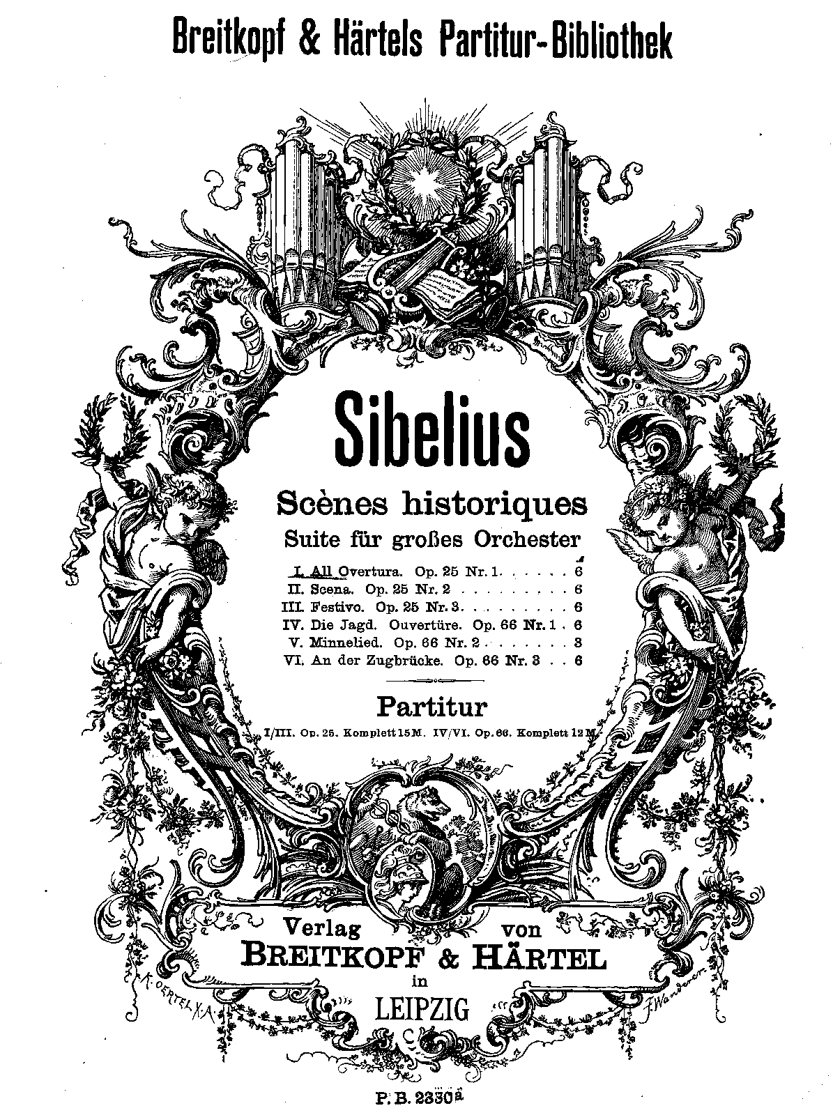 Scènes historiques I, Op.25