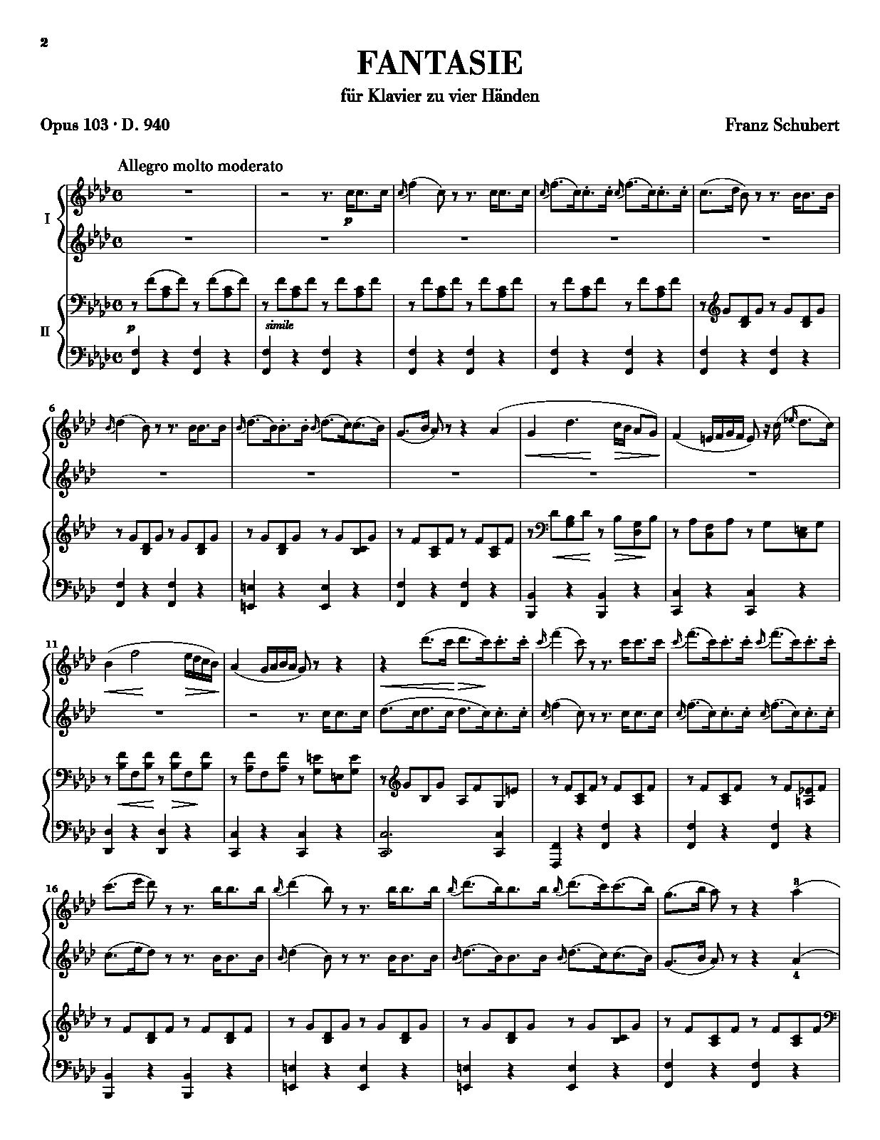 Fantasie in F minor, D.940