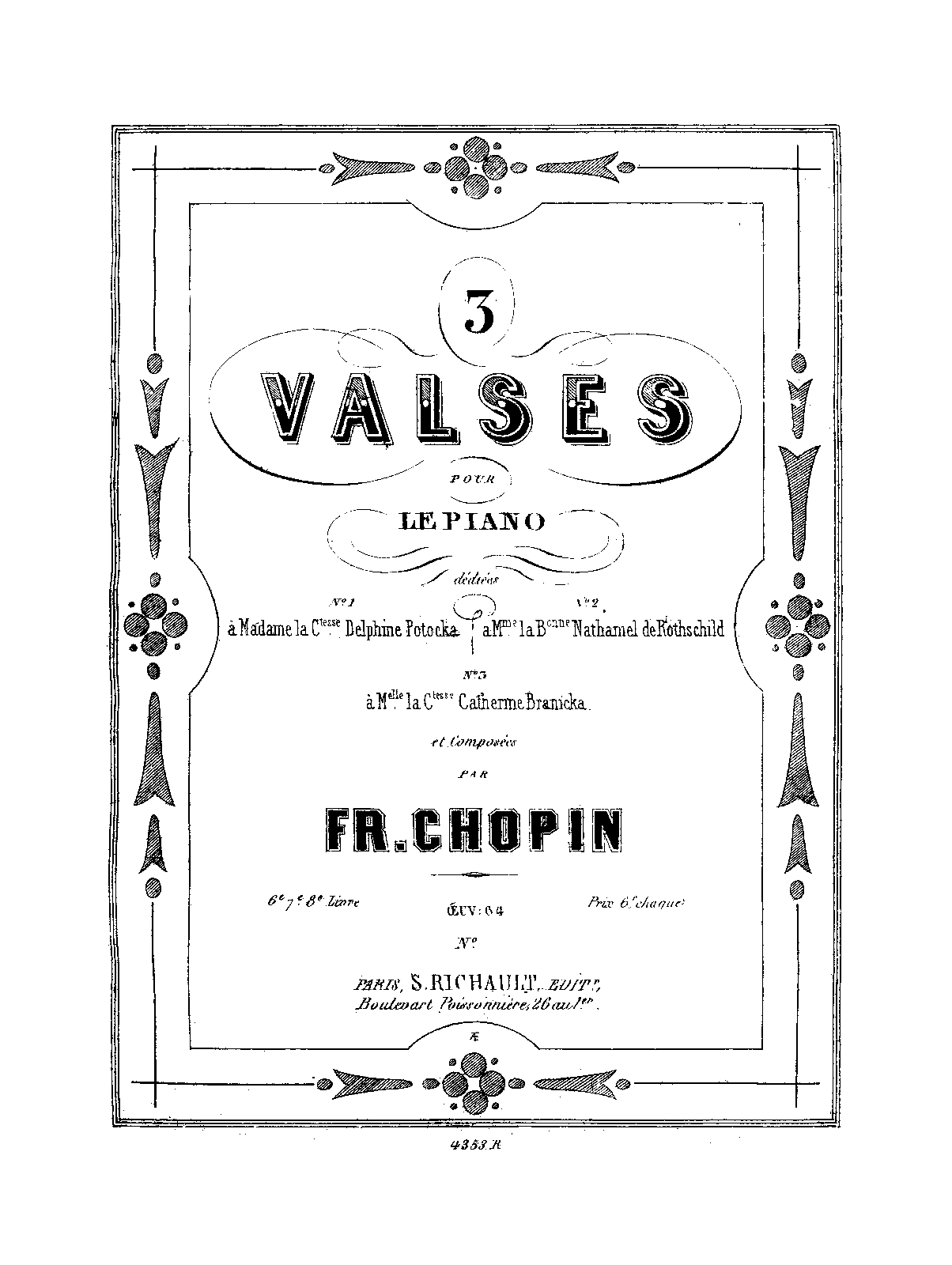 Waltzes, Op.64