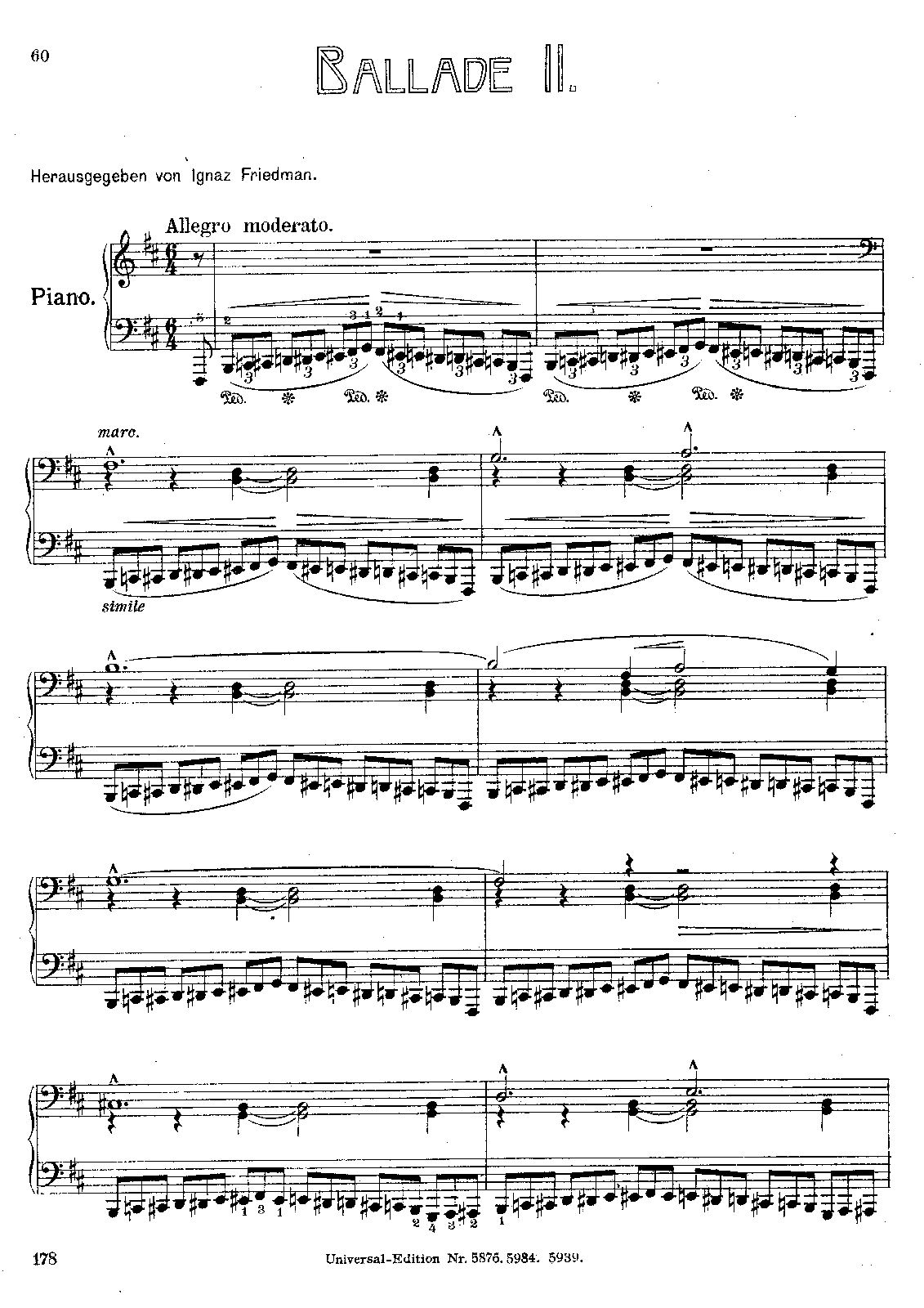 Ballade No.2, S.171