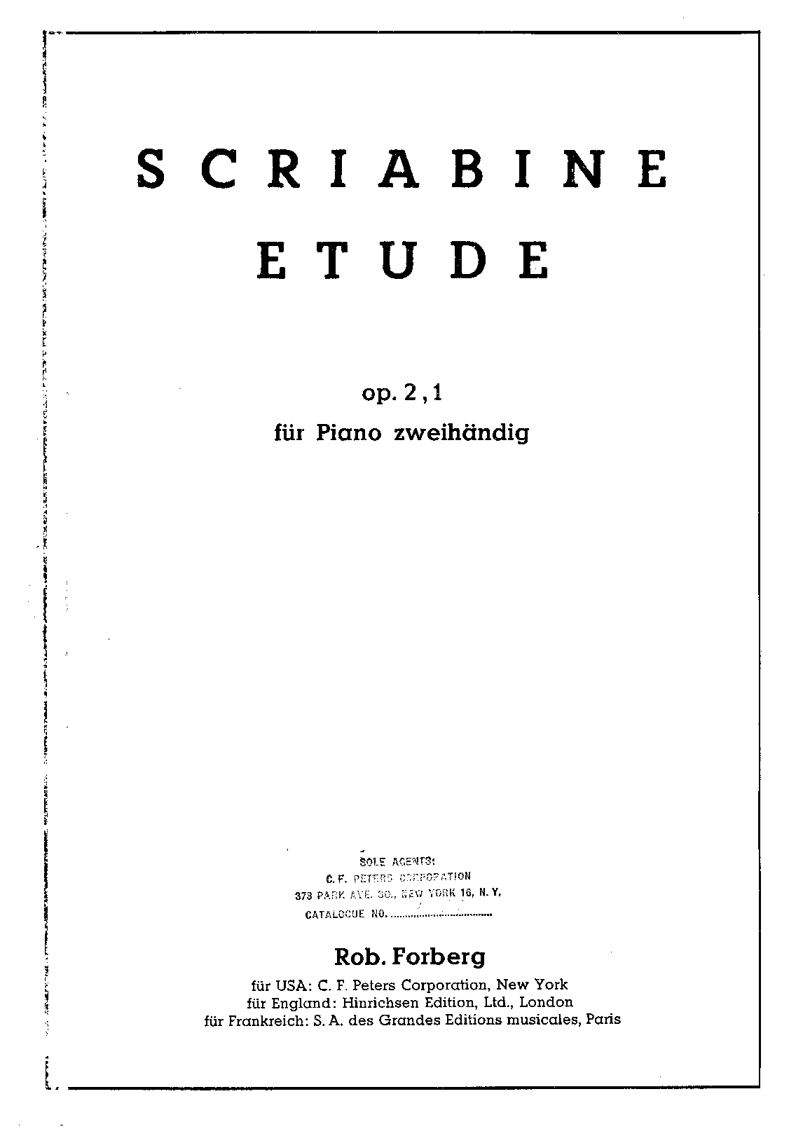 3 Pieces, Op.2