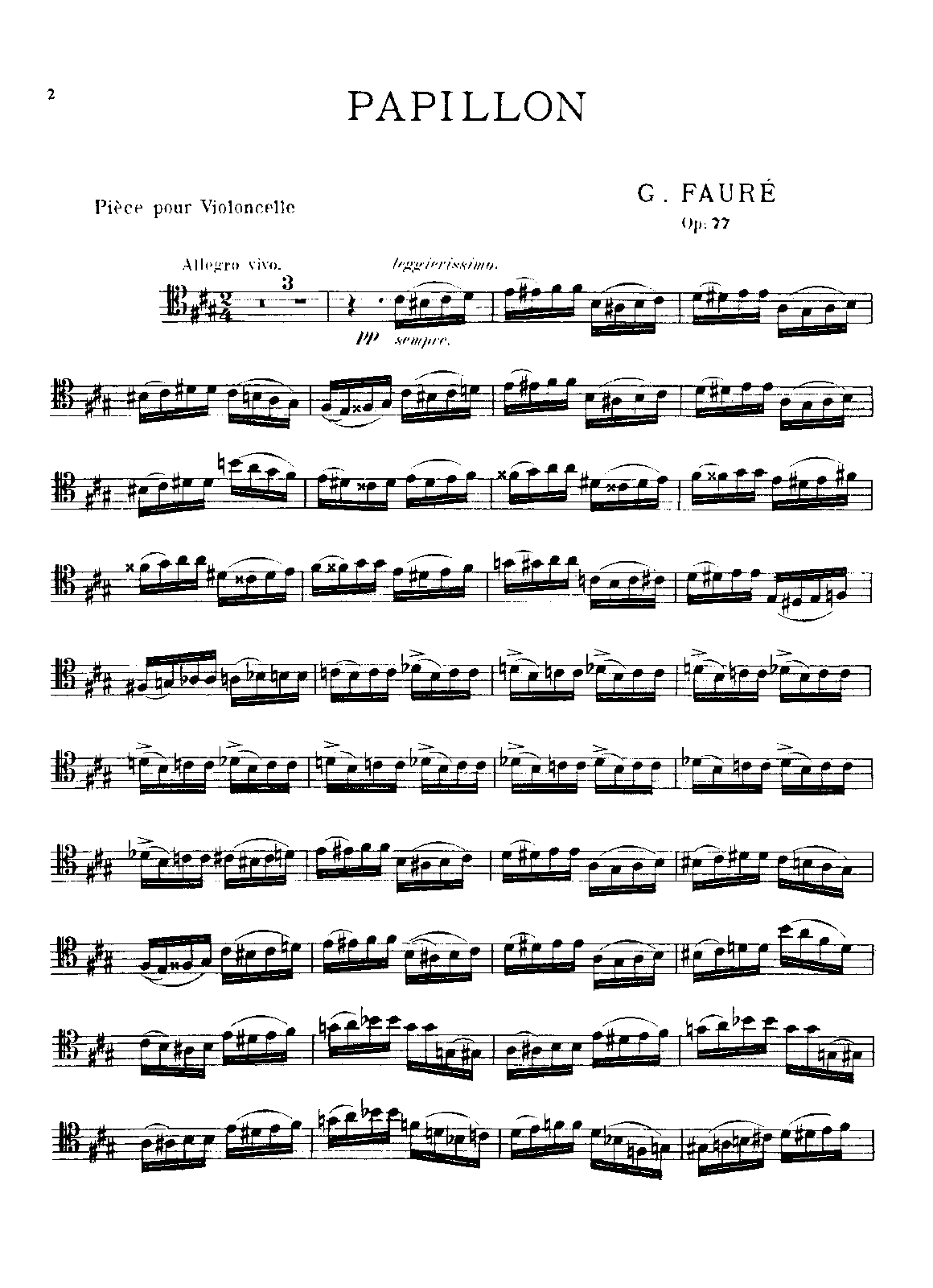 Papillon, Op.77