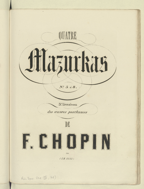 Mazurkas, Op.68