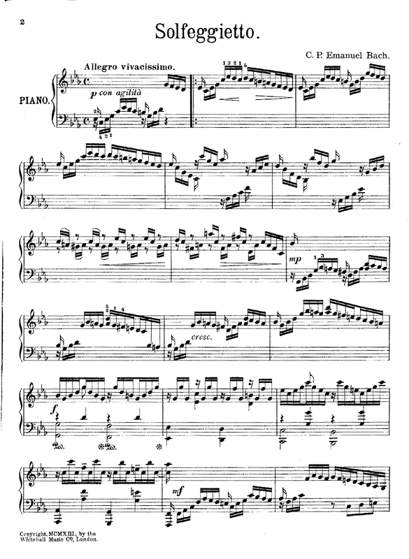 Solfeggio in C minor, H.220