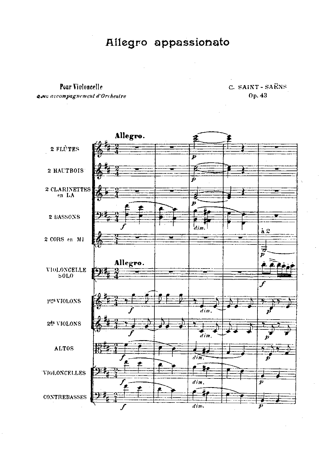 Allegro appassionato, Op.43