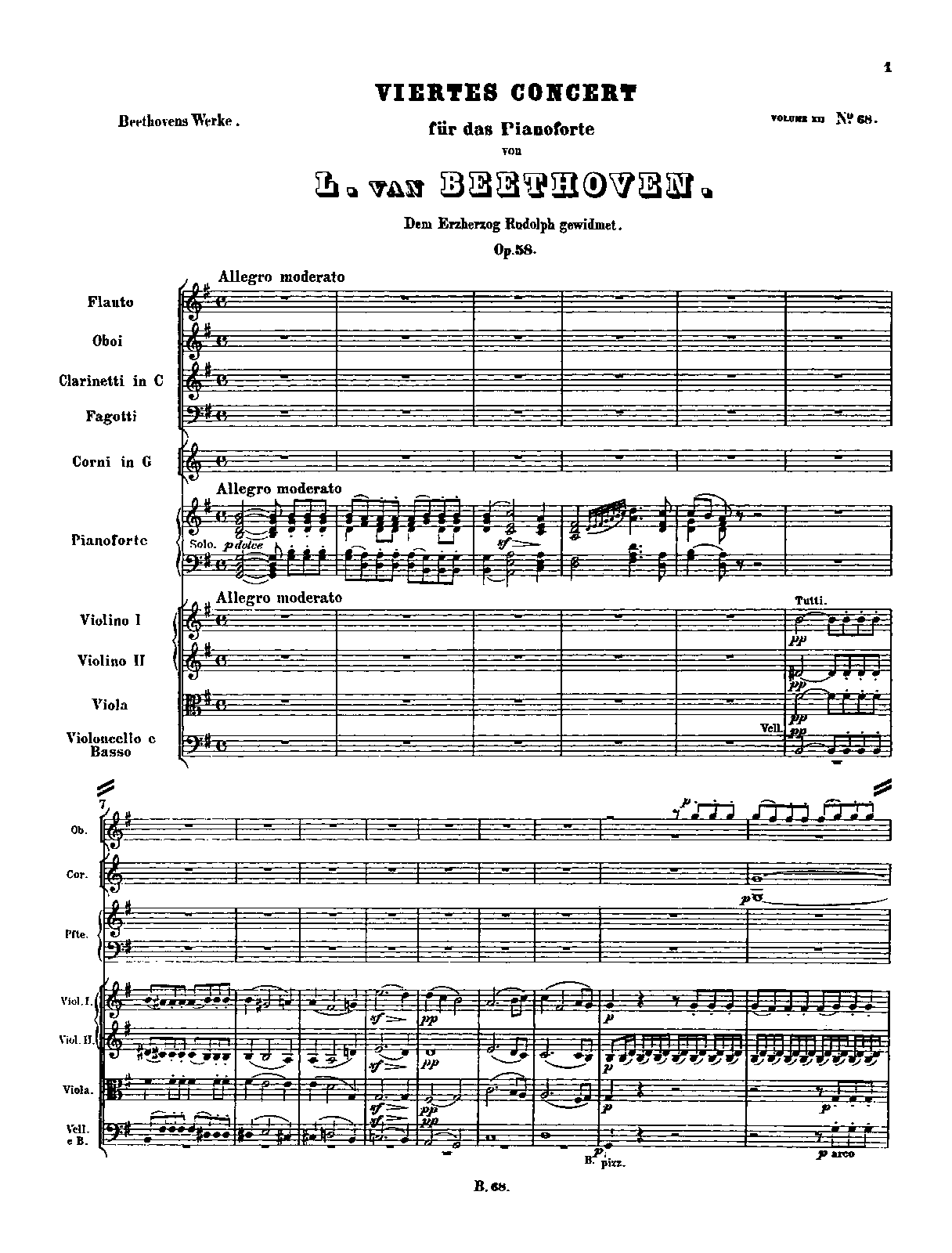 Piano Concerto No.4, Op.58