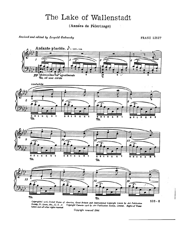 Années de pèlerinage I, S.160