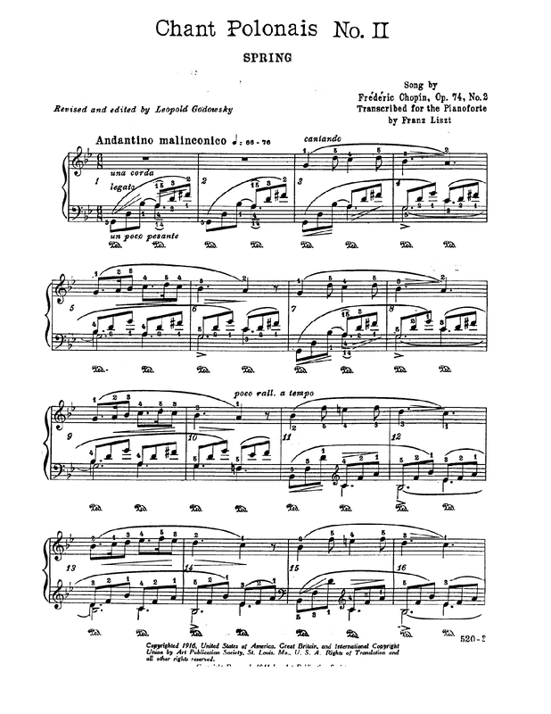 6 Polish Songs, S.480
