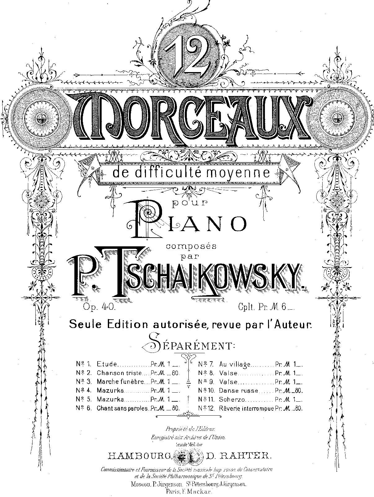 12 Pieces, Op.40