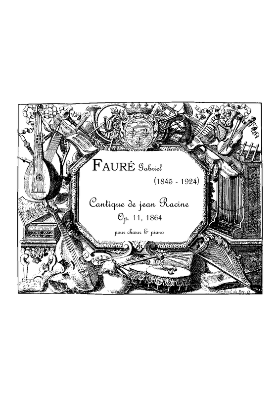 Cantique de Jean Racine, Op.11