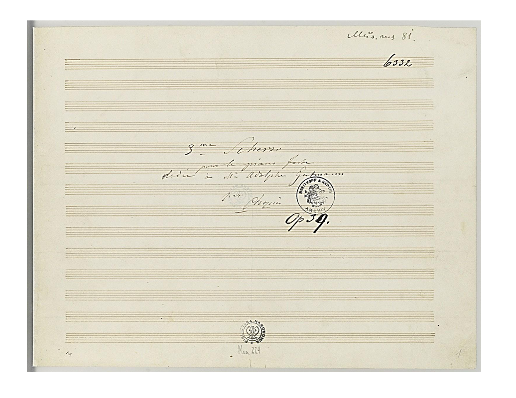 Scherzo No.3, Op.39