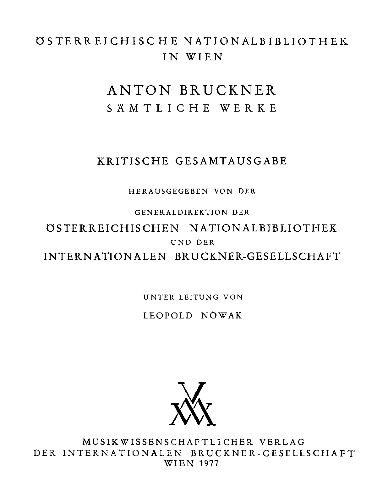 Mass No.2 in E minor, WAB 27
