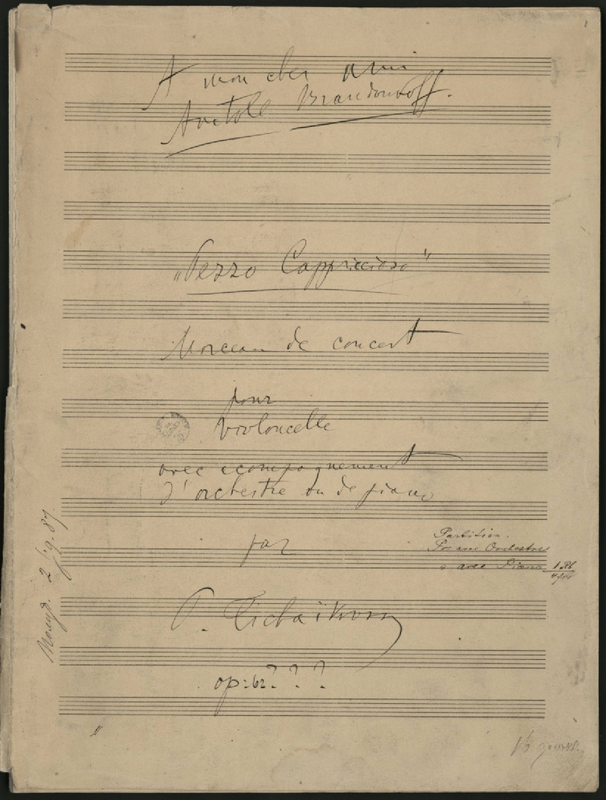 Pezzo capriccioso, Op.62