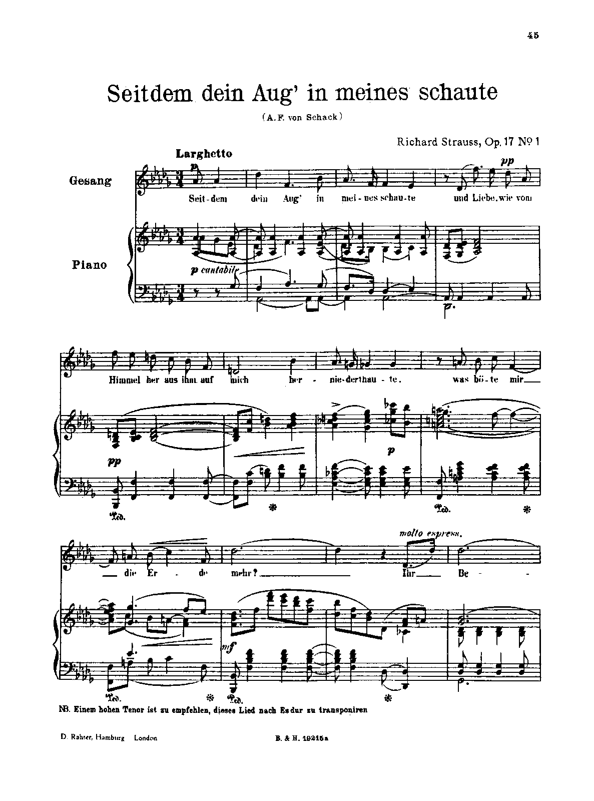 6 Lieder, Op.17