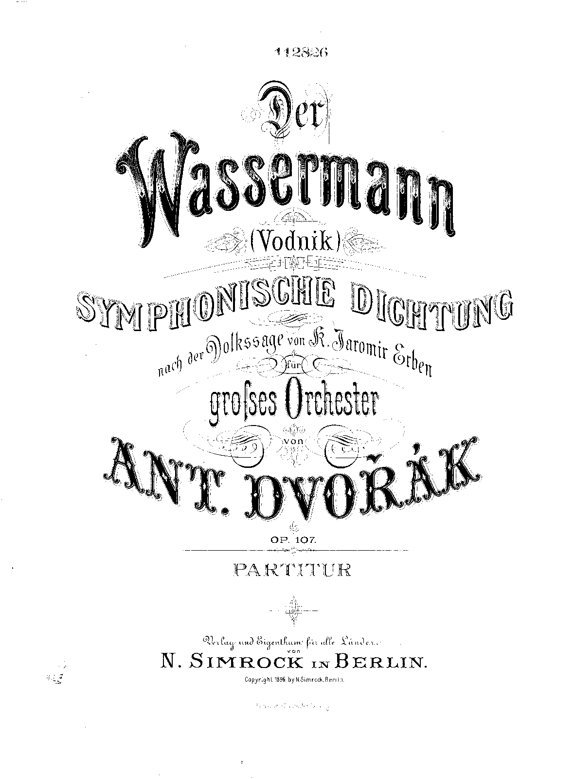 The Water Goblin, Op.107