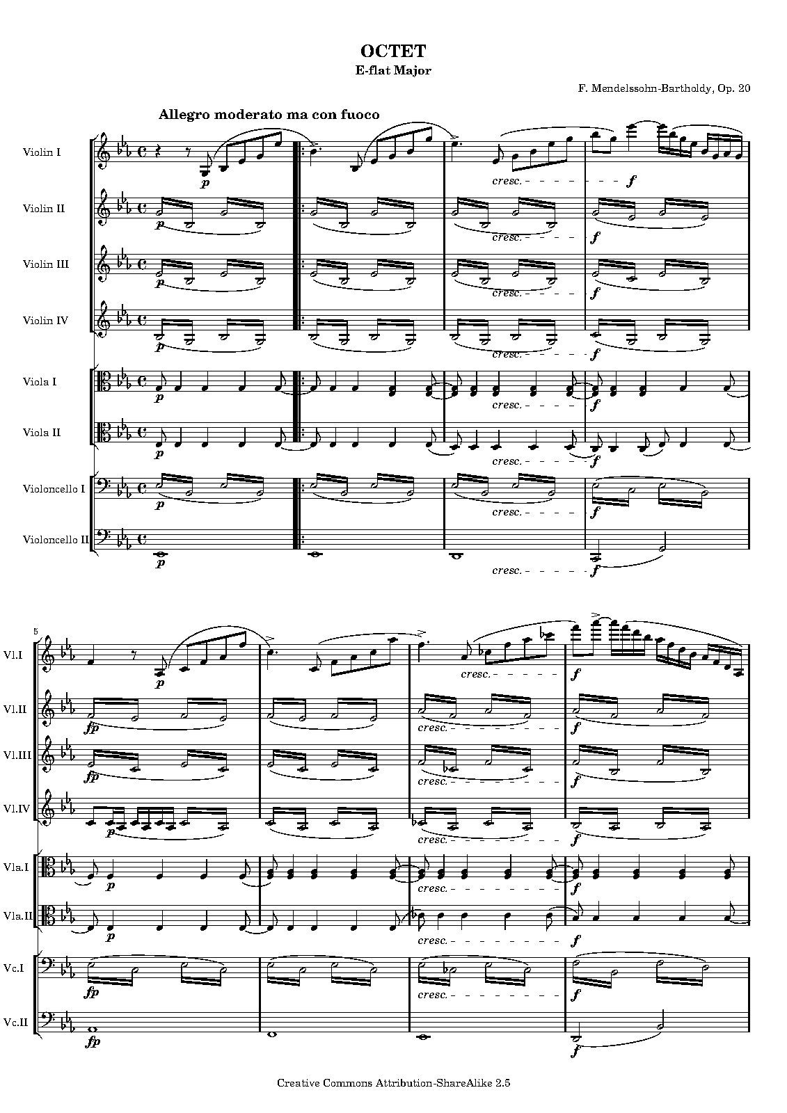 String Octet, Op.20