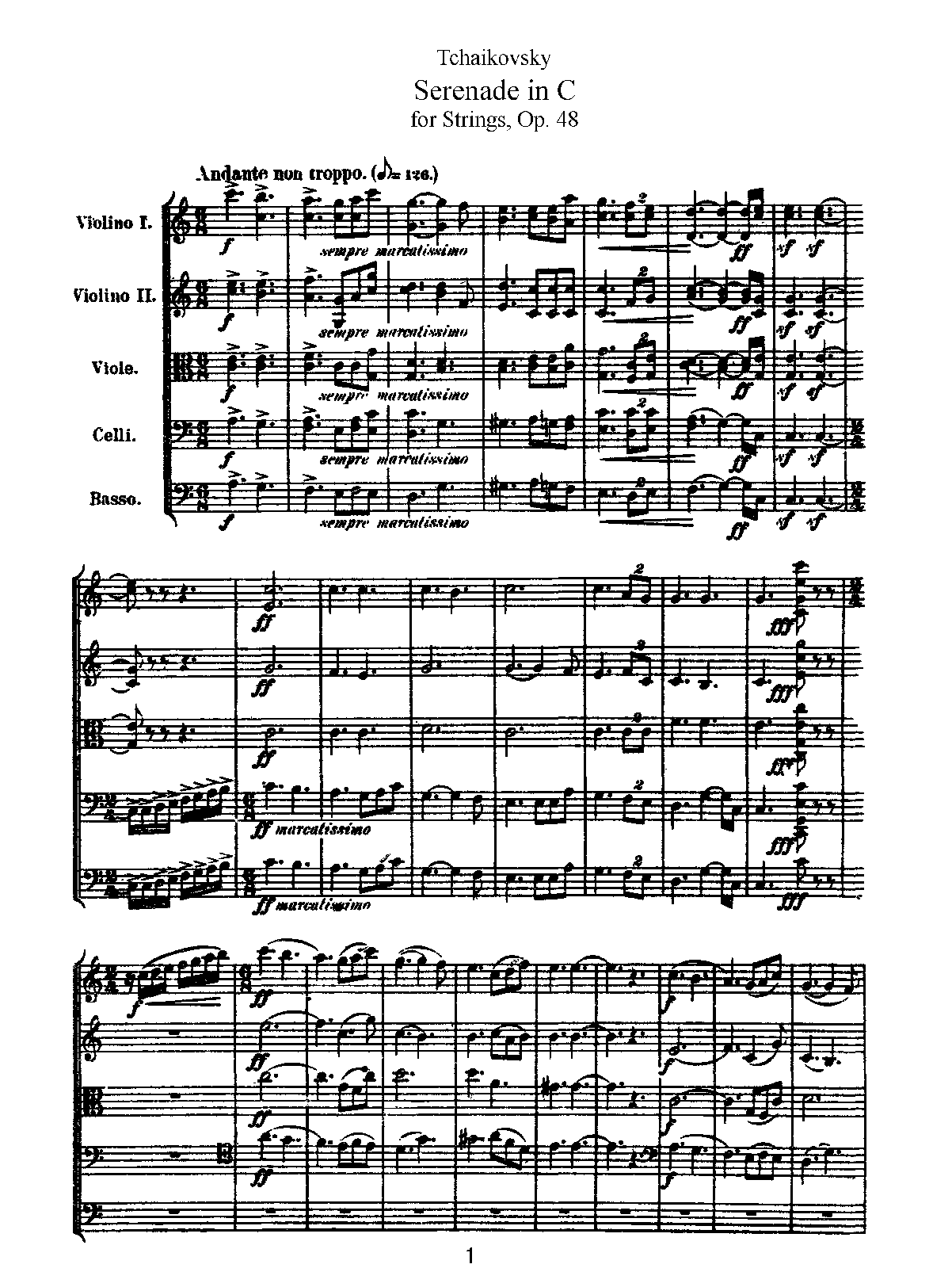 Serenade for String Orchestra, Op.48