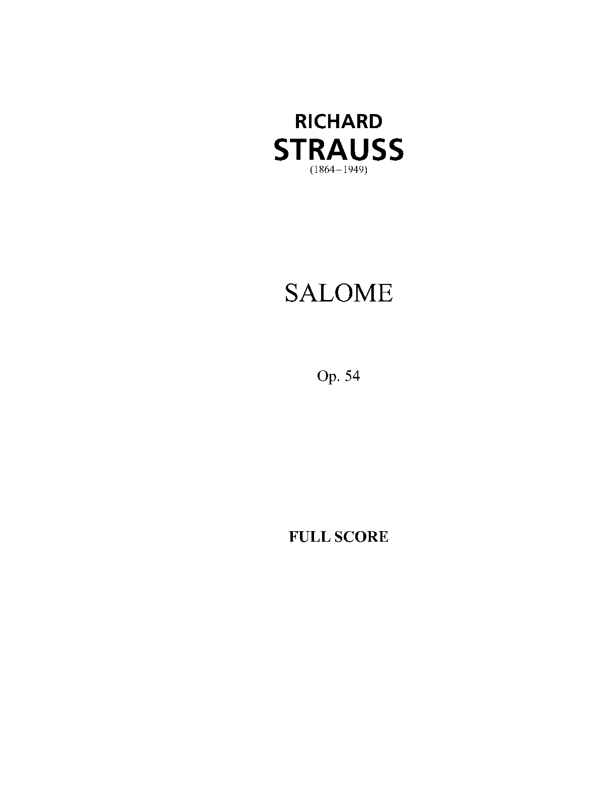 Salome, Op.54