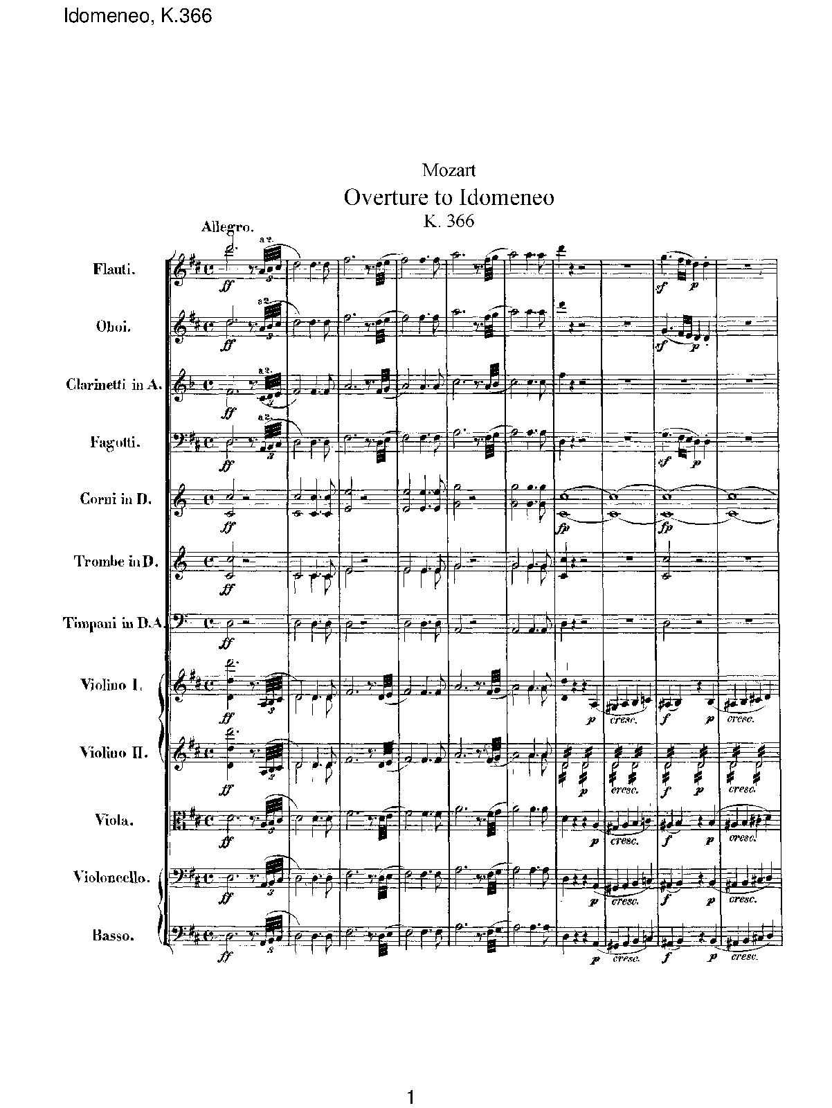 Idomeneo, K.366