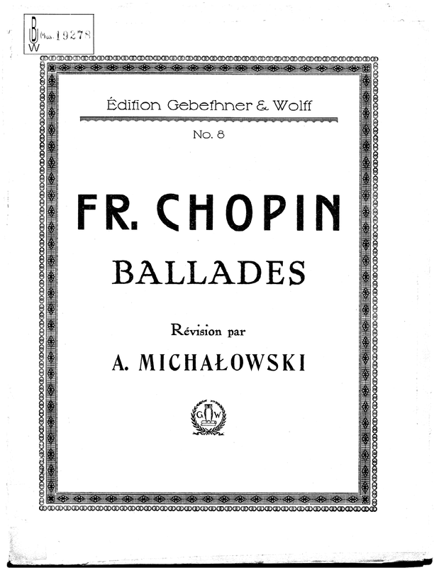 4 Ballades