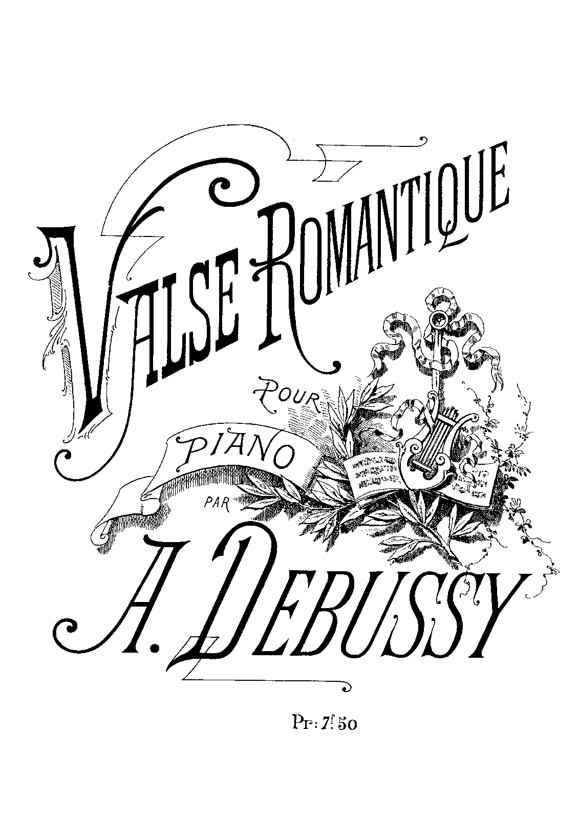 Valse romantique, CD 79