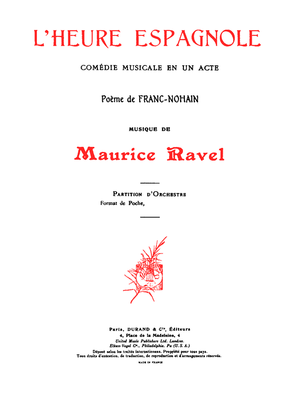 L'heure espagnole, M.52