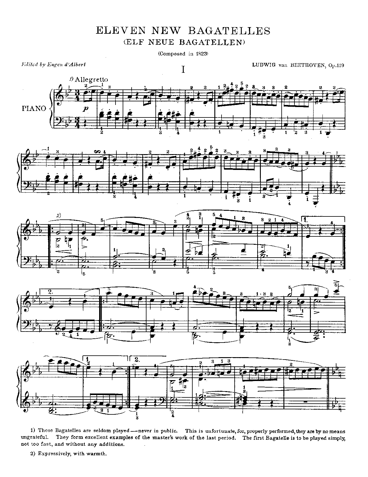 11 Bagatelles, Op.119