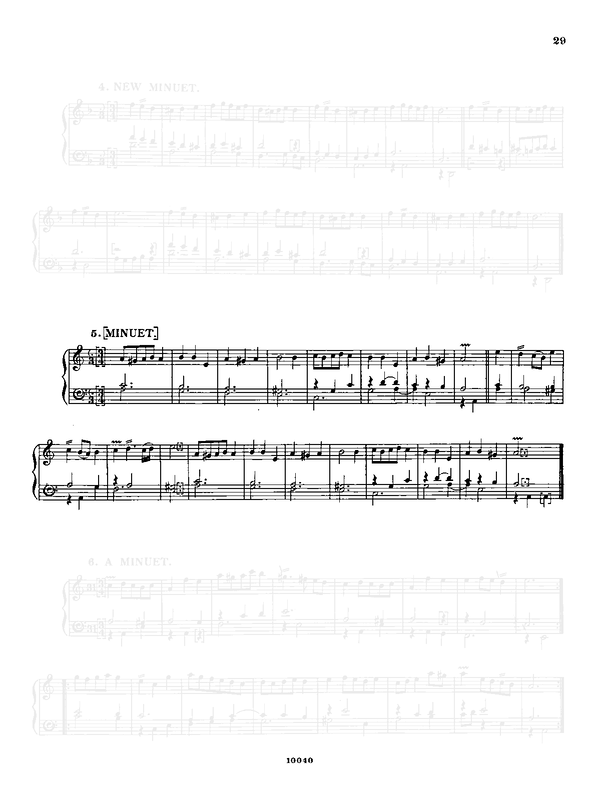 Minuet in A minor, Z.649