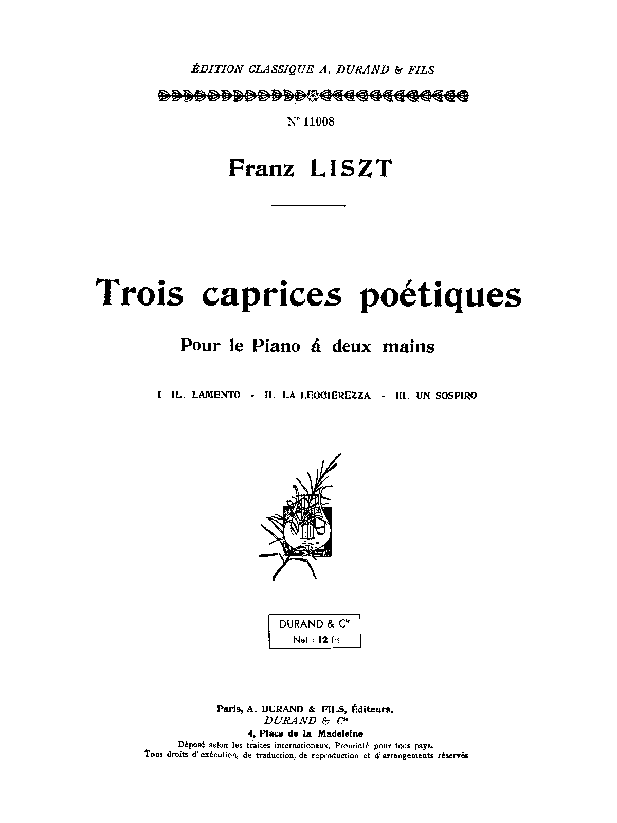 3 Études de concert, S.144