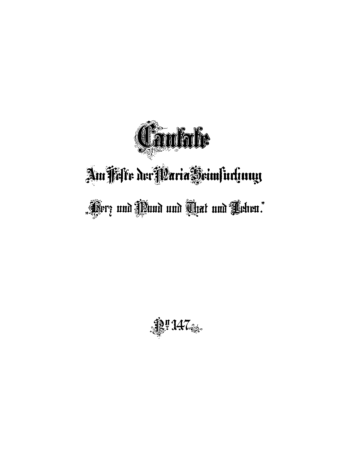 Herz und Mund und Tat und Leben, BWV 147